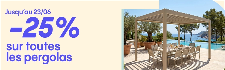 Pergola bioclimatique
